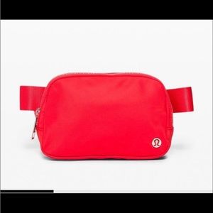 Pale raspberry Lululemon belt bag